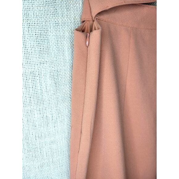 EXPRESS NWOT Pink Side Tie Pencil Skirt Size 8 - Picture 4 of 8